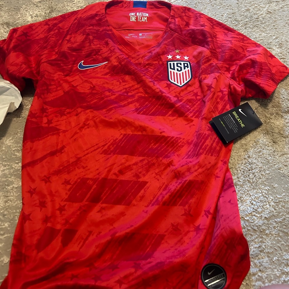 Nike Red Dri-FIT Soccer Jersey